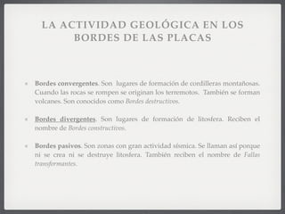 La DináMica De La Tierra