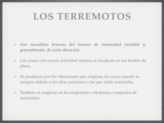 La DináMica De La Tierra