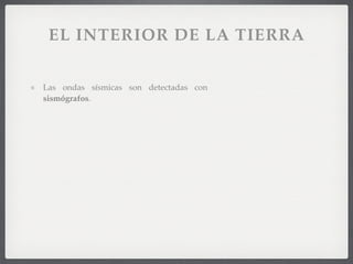 La DináMica De La Tierra