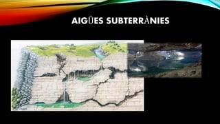 AIGÜES SUBTERRÀNIES
 