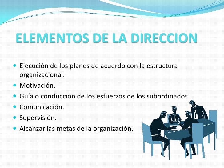 La direccion