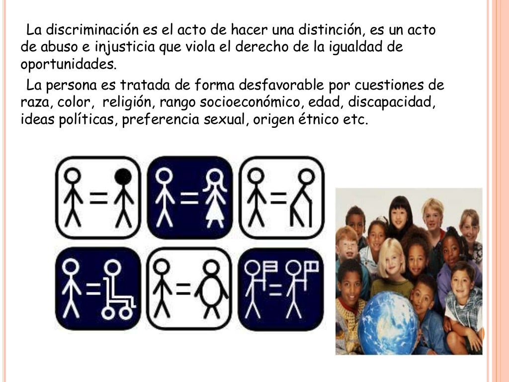 La discriminación social