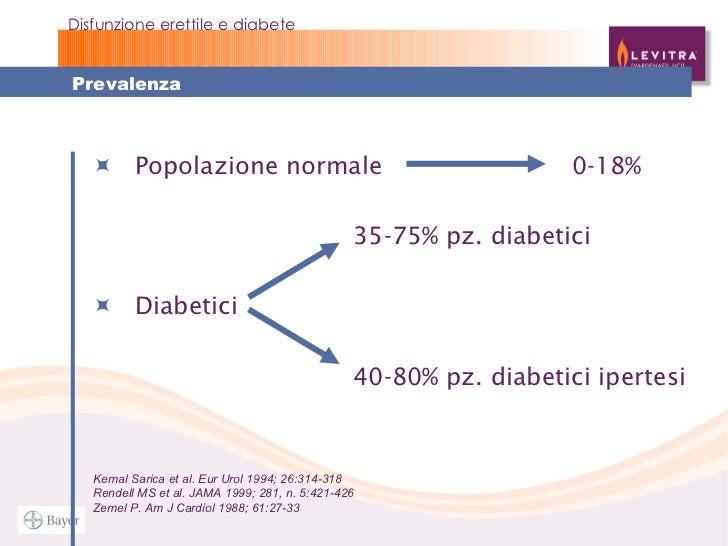disfunzioni erettili diabete