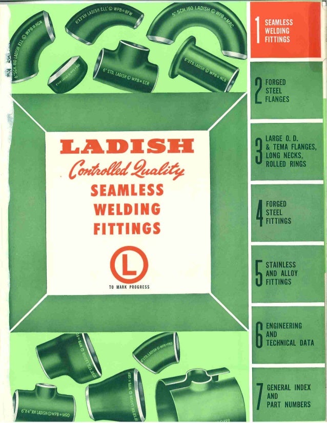 Ladish seamless weld fittings