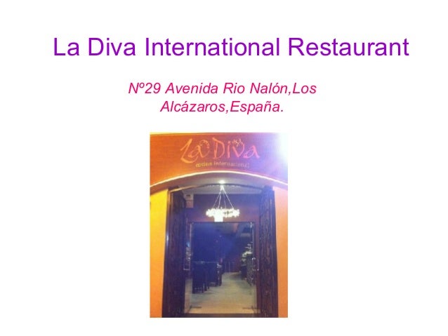 Diva Restaurant Bar From Frankfurt Am Main Menu