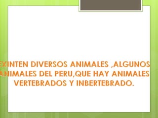 La diversidad de animales jenny