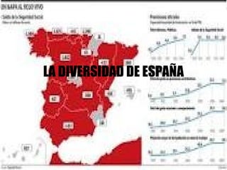 LA DIVERSIDAD DE ESPAÑA
 