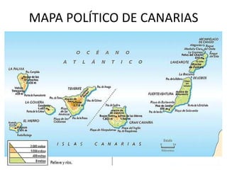 MAPA POLÍTICO DE CANARIAS
 