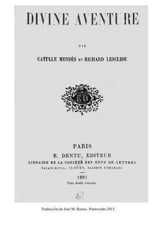 Traducción de José M. Ramos. Pontevedra 2013
 