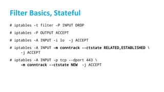 netfilter and iptables | PDF