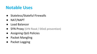 netfilter and iptables | PDF