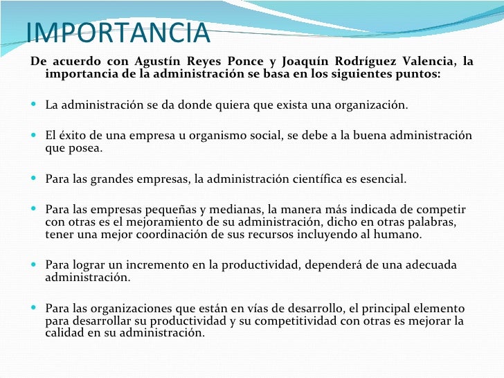 La Administracion