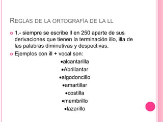 La doble l (ll) | PPTX