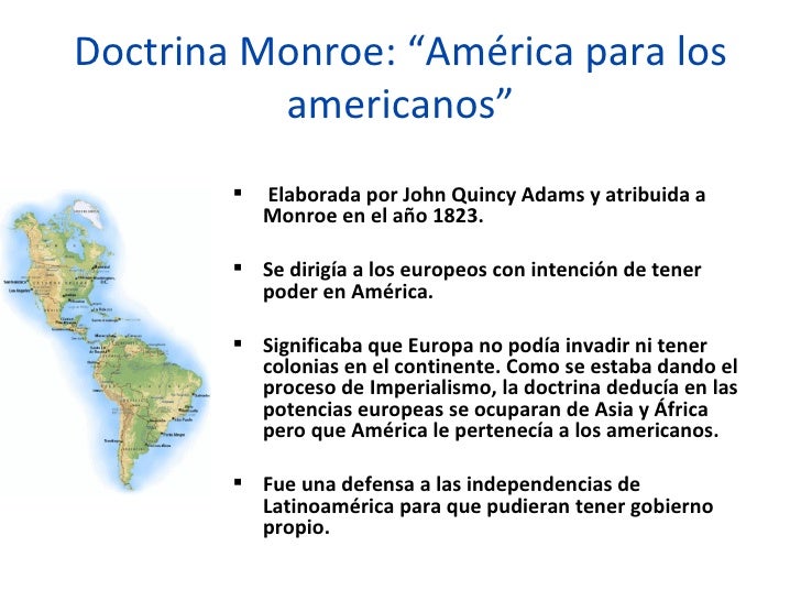 La doctrina monroe