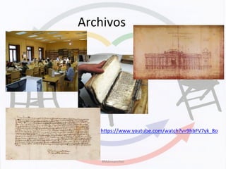 #Mdmsanchez	
  
Archivos	
  
hyps://www.youtube.com/watch?v=9hbFV7yk_8o	
  	
  
 