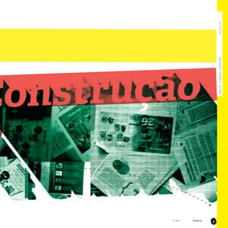 27 EspecialLadoD:criaçãoeconstruçãoEspecialn°1 ano 1
27
Especialn°1 ano 1
Nessa primeira edição, fizemos essa
matéria especial explicando o nosso
conceito e a diagramação da revista,
em detalhes.
Por Jéssica venâncio e Heitor RIssato
 