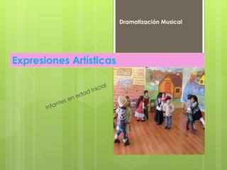 Expresiones Artísticas
Dramatización Musical
 