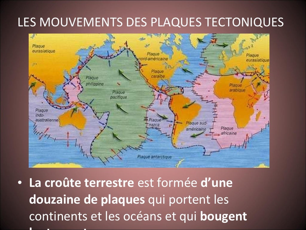 La dérive des continents et les plaques tectoniques