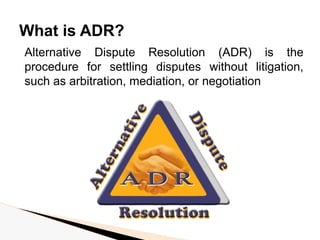 Comprehensive Guide to ADR Methods in Construction Dispute Resolution ...