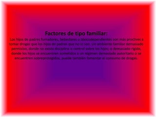 La drogadiccion | PPT