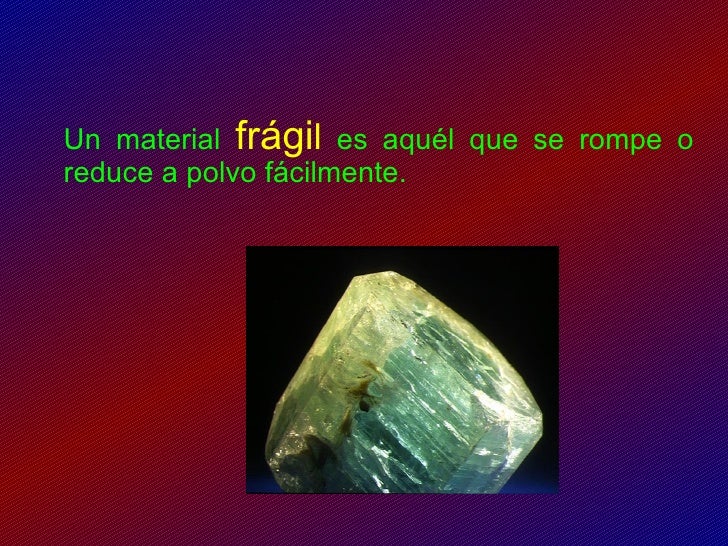 La dureza de los minerales La dureza de los minerales