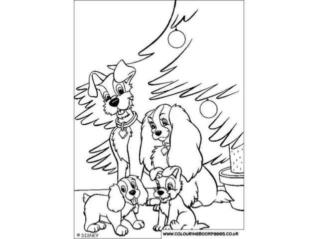 Lady And The Tramp Colouring Pages And Kids Colouring Activities