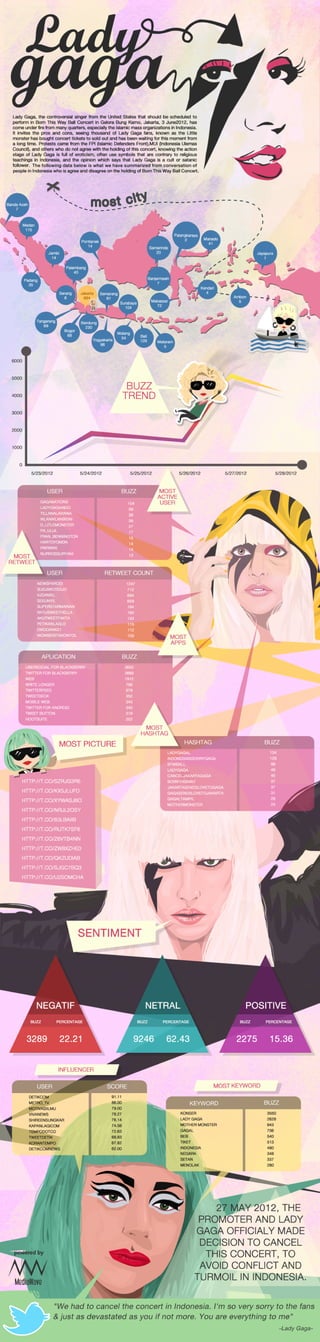 Lady gaga infographic