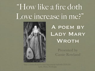 Lady Mary Wroth