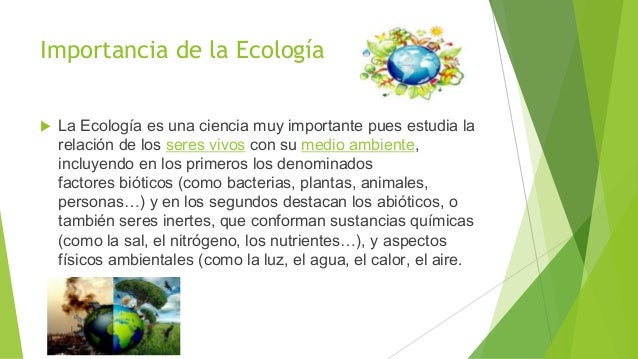 La ecología