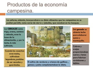 Productos de la economía
campesina.
 