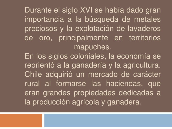 Economía colonial Economía colonial