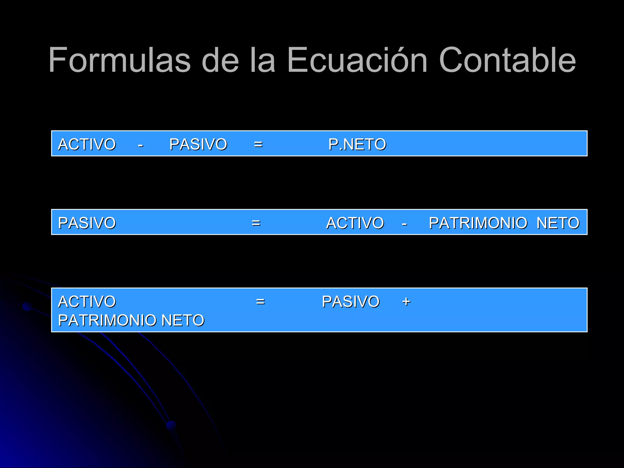 La ecuacion patrimonial video