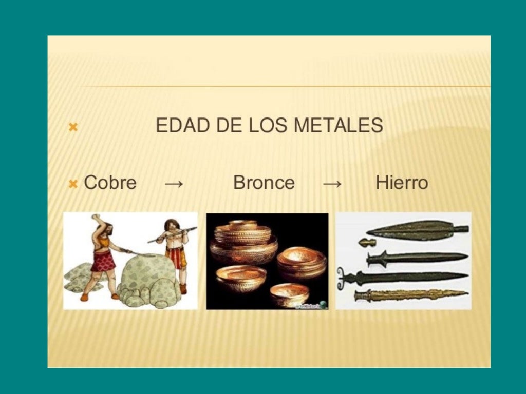 La edad de los metales 6º B