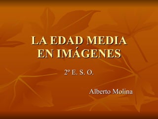 LA EDAD MEDIA EN IMÁGENES 2º E. S. O. Alberto Molina 