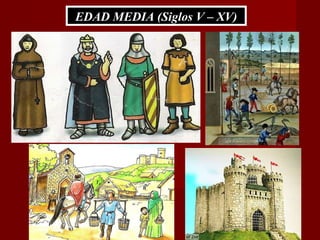 EDAD MEDIA (Siglos V – XV)
 