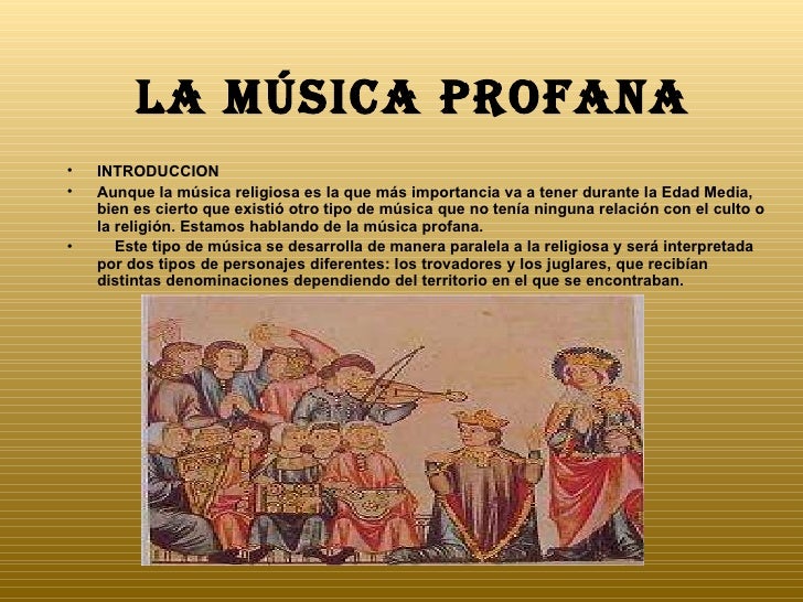Que Es La Musica Profana Que Es La Musica Profana