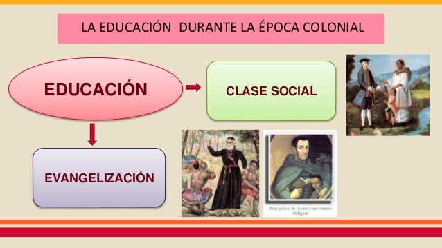 La educación durante la colonia