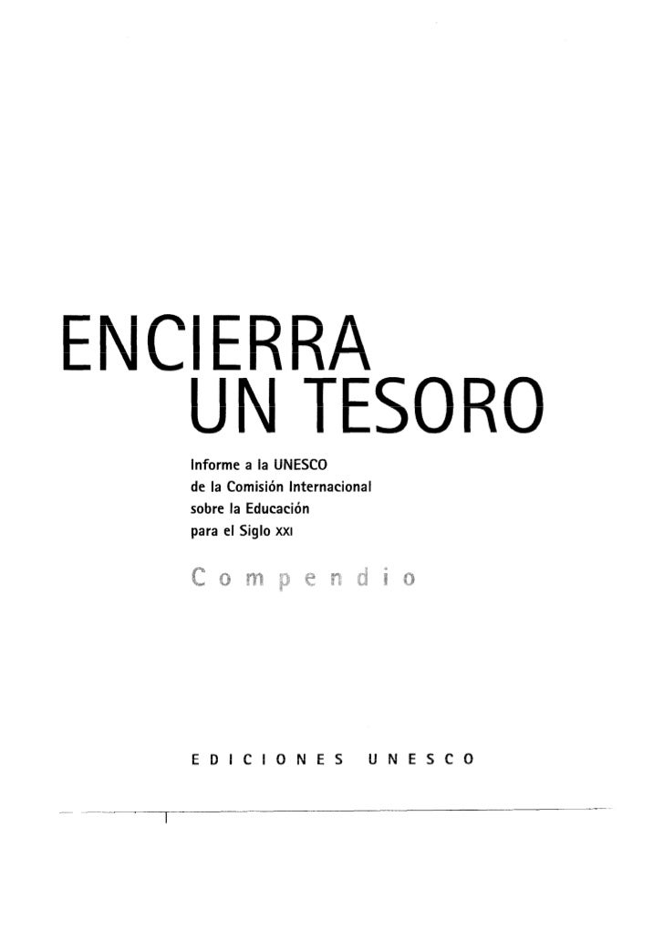 La educación encierra un tesoro