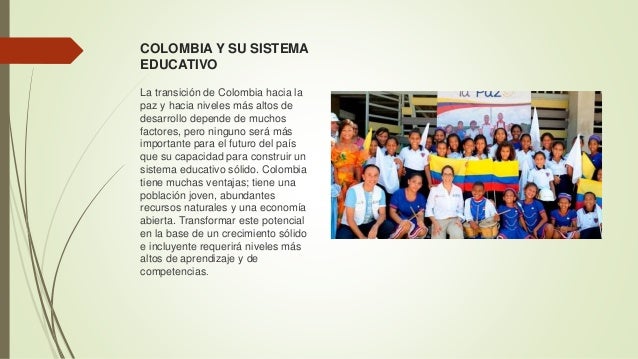 Como es la educacion en colombia