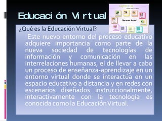 Educación Virtual 