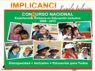 La educacion inclusiva