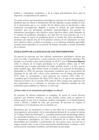 Laeficaciatratamientospsicologicos