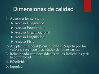 La Eficiencia y La Calidad en los Servicios de Salud.ppt
