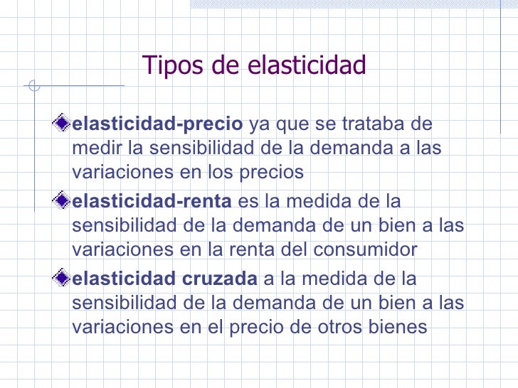 La Elasticidad Del Mercado Expocicion