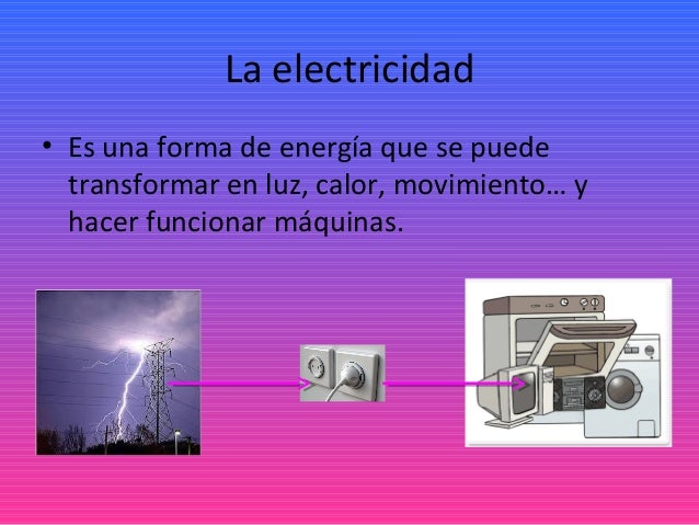 La electricidad