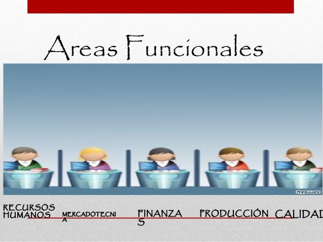La empresa y sus áreas funcionales