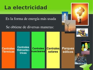 - El gas natural 
