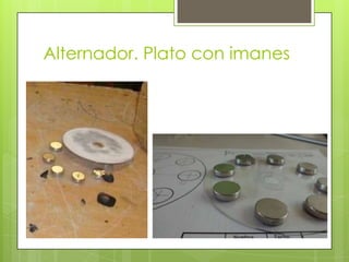 Alternador. Plato con imanes
 