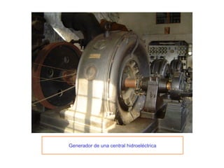 Generador de una central hidroeléctrica 