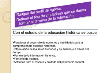La enseñanza de la historia en la escuela primaria | PPTX